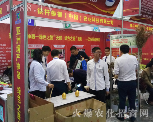 鐵桿雄根在2017鄭州農(nóng)藥會(huì)大力宣傳