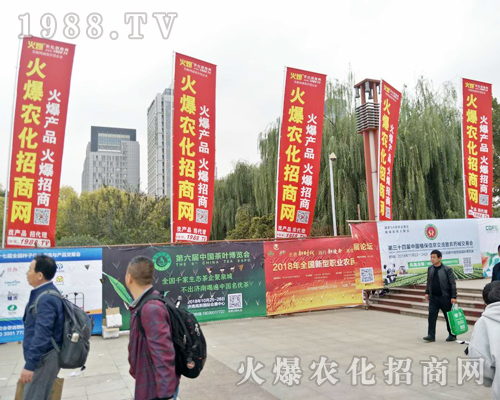 2018山東植保雙交會里，火爆農(nóng)化網(wǎng)全力做好招商工作