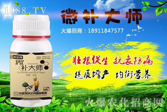 作物缺素危害大，怎么有效補充微量元素？“微補大師”多元素一起補！