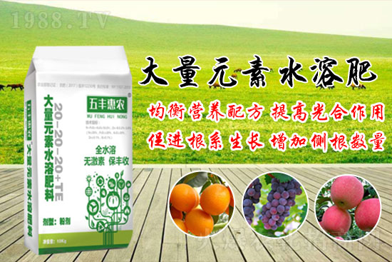 大量元素水溶肥好用么？大量元素水溶肥有哪些功效？