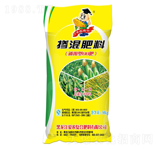 通用型摻混肥料18-18-18-豐收博士-愛農(nóng)