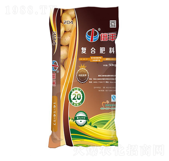 馬鈴薯專用復(fù)合肥料14-14-17-倍豐-愛農(nóng)