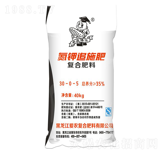 氮鉀追施肥30-0-5-豐收博士-愛農(nóng)