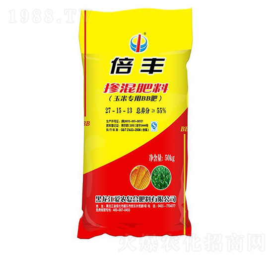 玉米專(zhuān)用摻混肥料27-15-13-倍豐-愛(ài)農(nóng)