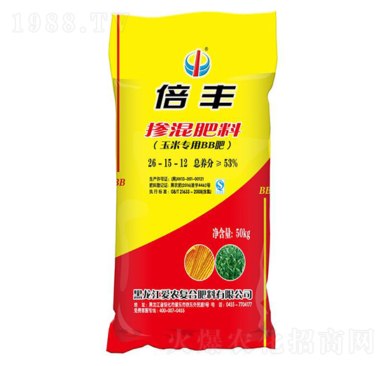 玉米專用摻混肥料26-15-12-倍豐-愛農(nóng)