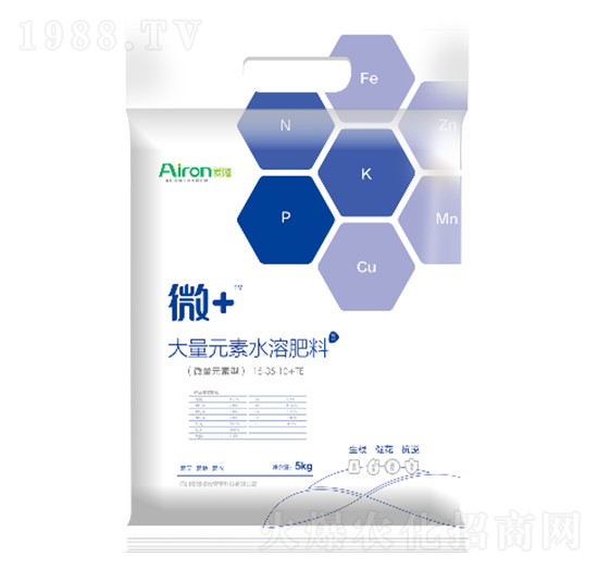 高磷型大量元素水溶肥料15-35-10+TE-微+-愛(ài)隆
