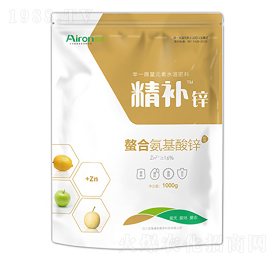 螯合氨基酸鋅-精補(bǔ)鋅-愛隆