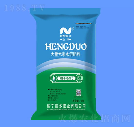 大量元素水溶肥12-6-42+TE-恒多肥業(yè)