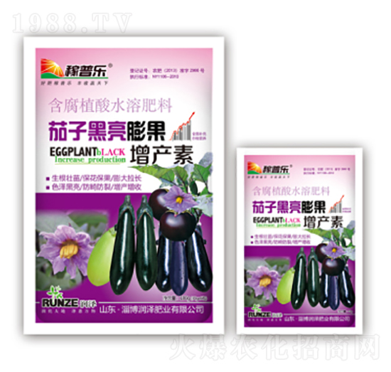 茄子黑亮膨果增產(chǎn)素-潤(rùn)澤肥業(yè)