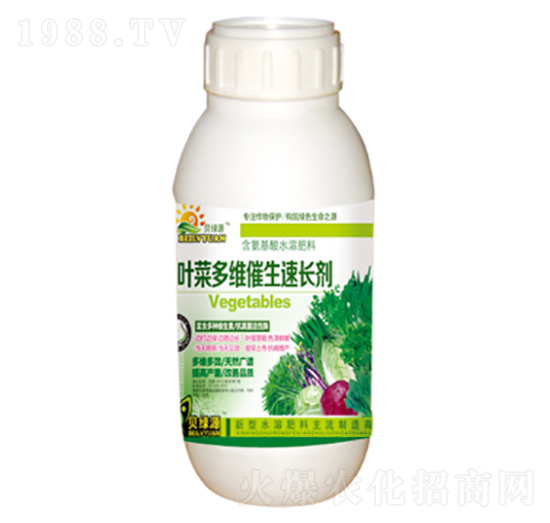 瓶裝葉菜多維催生速長(zhǎng)劑-潤(rùn)澤肥業(yè)