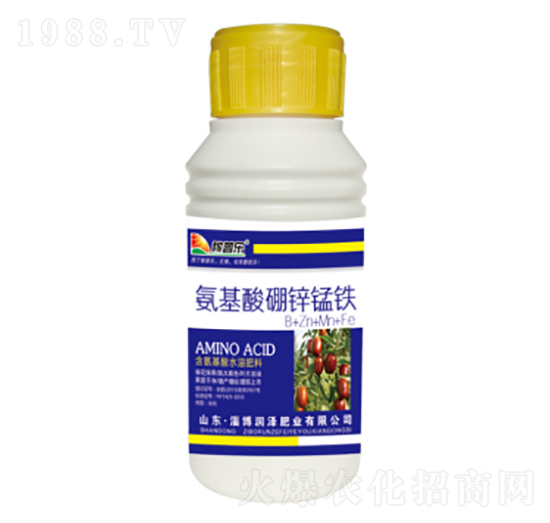 氨基酸硼鋅錳鐵-稼普樂-潤(rùn)澤肥業(yè)