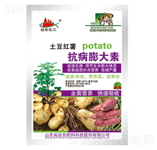 土豆紅薯抗病膨大素-遠(yuǎn)東肥料