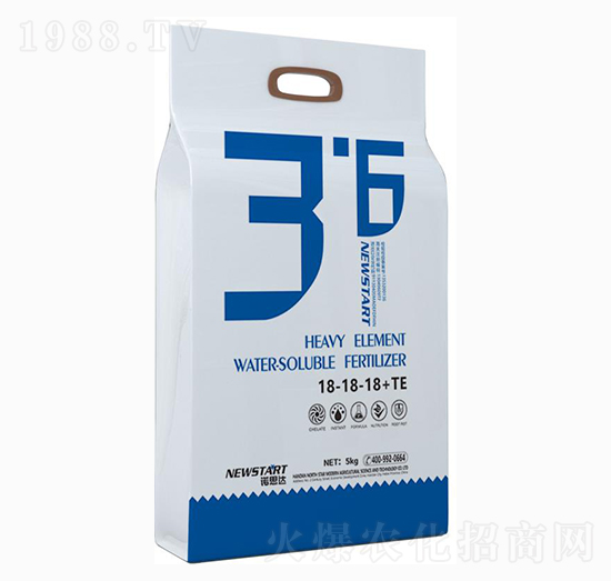 大量元素水溶肥18-18-18+TE 諾思達