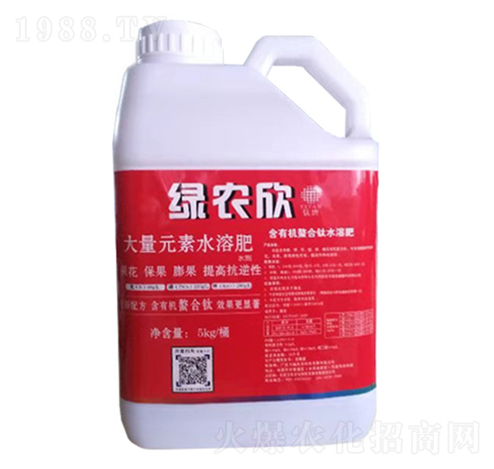 5KG大量元素水溶肥-綠農(nóng)欣-萬(wàn)春金太