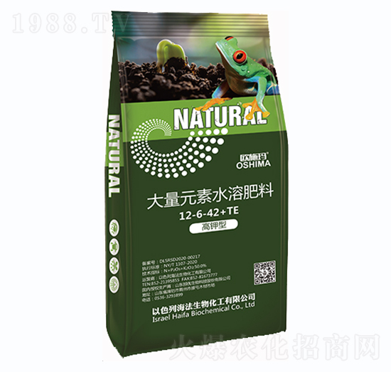 高鉀型大量元素水溶肥12-6-42+TE-歐施瑪-一撒寶來