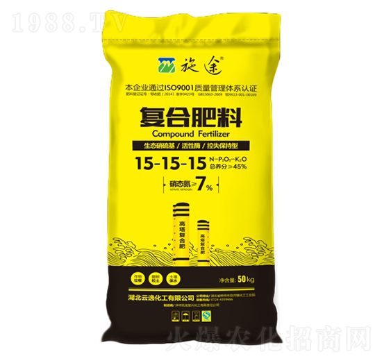生態(tài)高塔硝硫基復(fù)合肥料15-15-15-施途-凱龍楚興
