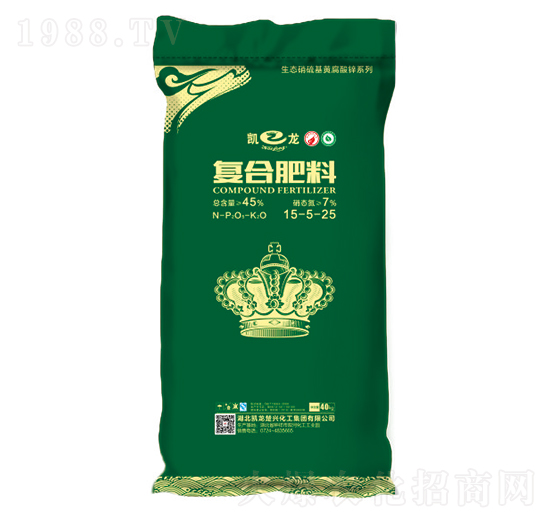 黃腐酸鋅復合肥料15-5-25-凱龍-凱龍楚興