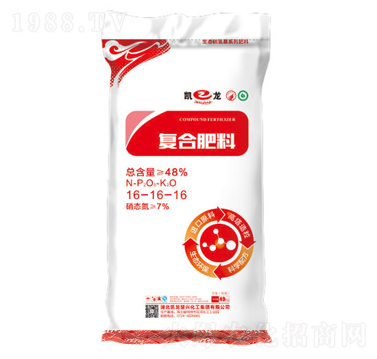 生態(tài)硝氯基復合肥料16-16-16-凱龍-凱龍楚興