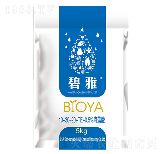 高鉀型大量元素水溶肥10-30-20+TE+0.5%海藻酸-康施得