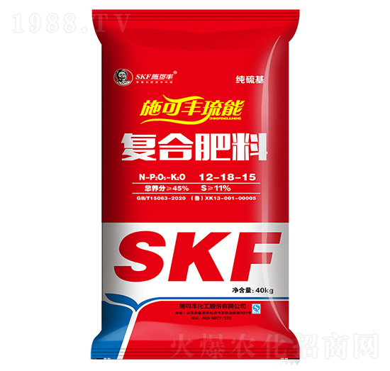 含硫功能性復(fù)合肥料12-18-15-施可豐