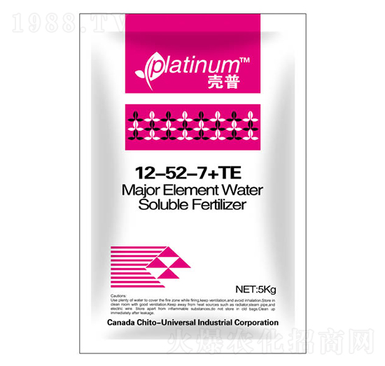 大量元素水溶肥料12-52-7+TE-殼普-康冉國(guó)際