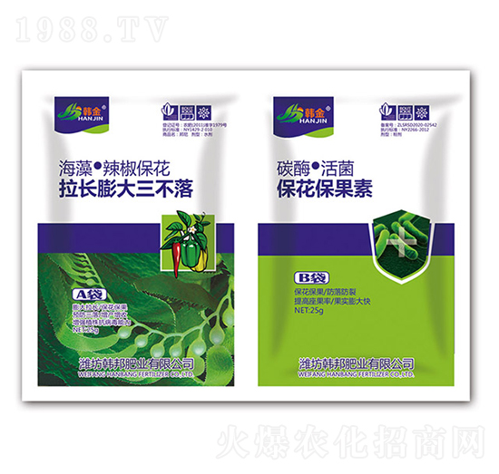 拉長(zhǎng)膨大三不落+保花保果素-韓金-韓邦肥業(yè)