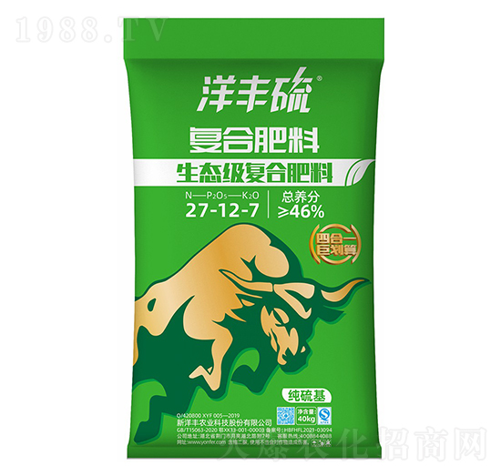 生態(tài)級(jí)復(fù)合肥料27-12-7-洋豐硫-澳特爾