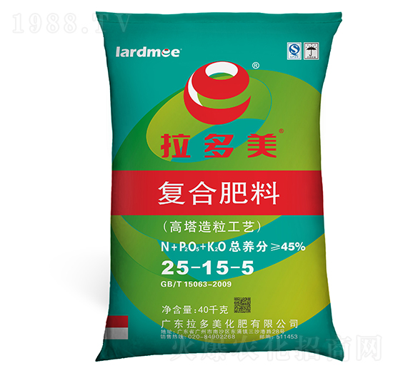 小麥專用復(fù)合肥料25-15-5-E族-拉多美