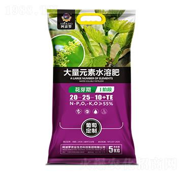 葡萄花芽期專用大量元素水溶肥-阿波羅