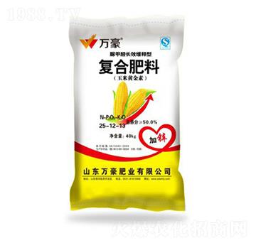 玉米專用脲甲醛復(fù)合肥料25-12-13-萬豪