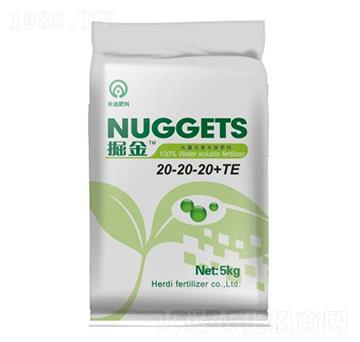 掘金水溶肥20-20-20+TE-禾迪