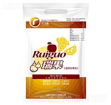 高鉀壯根型大量元素水溶肥料10-5-40+TE-瑞果-方瑞