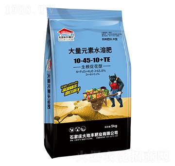 5kg生根促花型大量元素水溶肥10-45-10+TE-大地豐